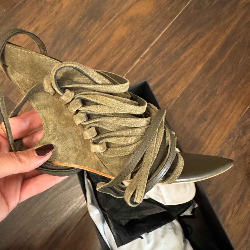 Nicholas k VIK WEDGE SUEDE
SKU: A-221A DUNE 39 - Picture 5 of 8